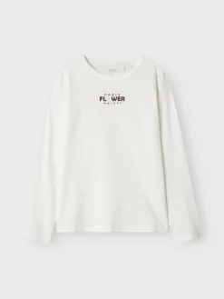 Name It lasten paita NKMSTUFF STUMBELG SS NREG TOP, valkoinen