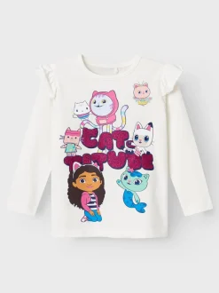 Name It Lasten Paita, NMFSABINA GABBY LS TOP Valkoinen