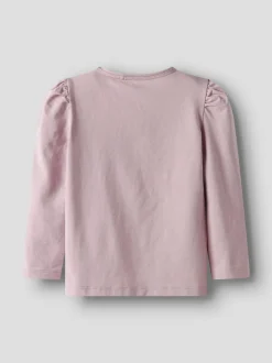 Name it lasten paita NMFSWANA LS TOP, vaaleanpunainen