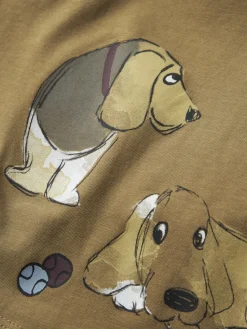 Name It lasten paita, NMMKNUD LS TOP Keskiruskea