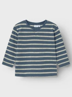 Name It Lasten Paita, NMMNIKS LS TOP Raidallinen Sininen