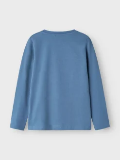 Name It Lasten Pitkähihainen, NMMVICTOR LS TOP Sininen