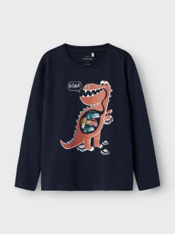 Name It Lasten Pitkähihainen, NMMVICTOR LS TOP Tummansininen