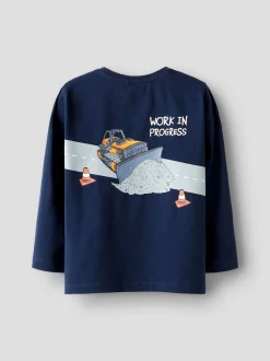 Name It lasten pitkähihainen paita NMMOFEK TONKA LS TOP, tummansininen