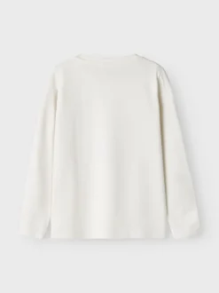Name It Lasten Pitkähihainen, NMMVICTOR LS TOP Valkoinen