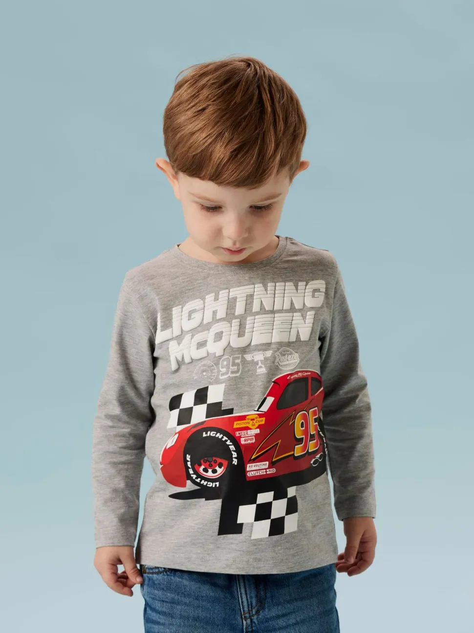 Name It lasten pitkähihainen paita NMMDRACO CARS LS NREG TOP, keskiharmaa