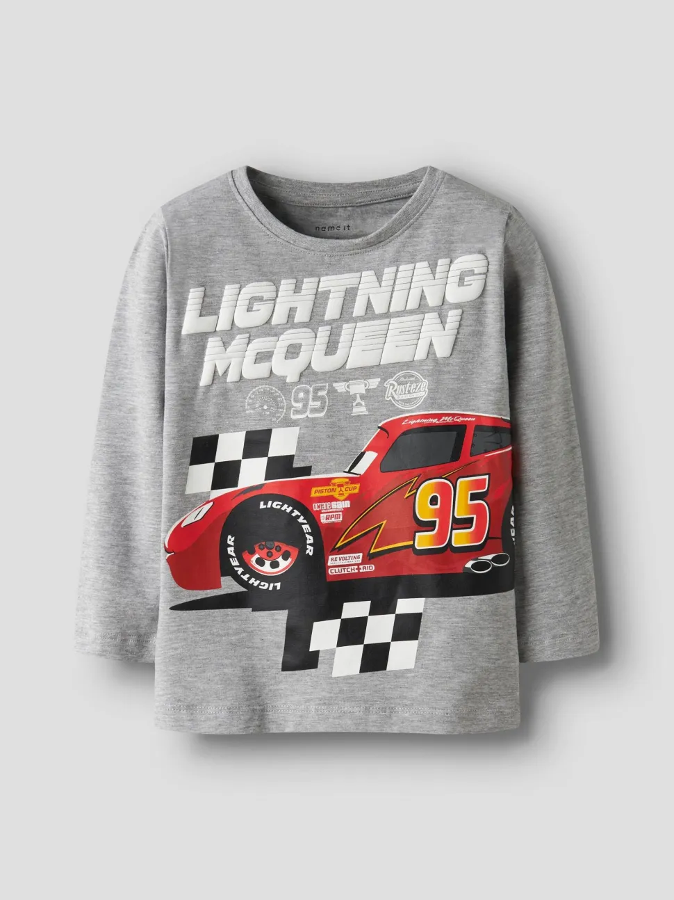 Name It lasten pitkähihainen paita NMMDRACO CARS LS NREG TOP, keskiharmaa