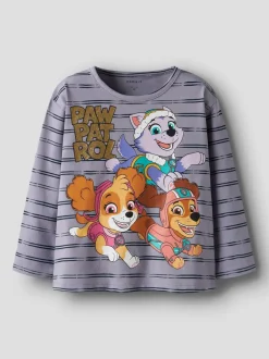 Name It lasten pitkähihainen paita NMFJANNET PAW LS NREG TOP, violetti