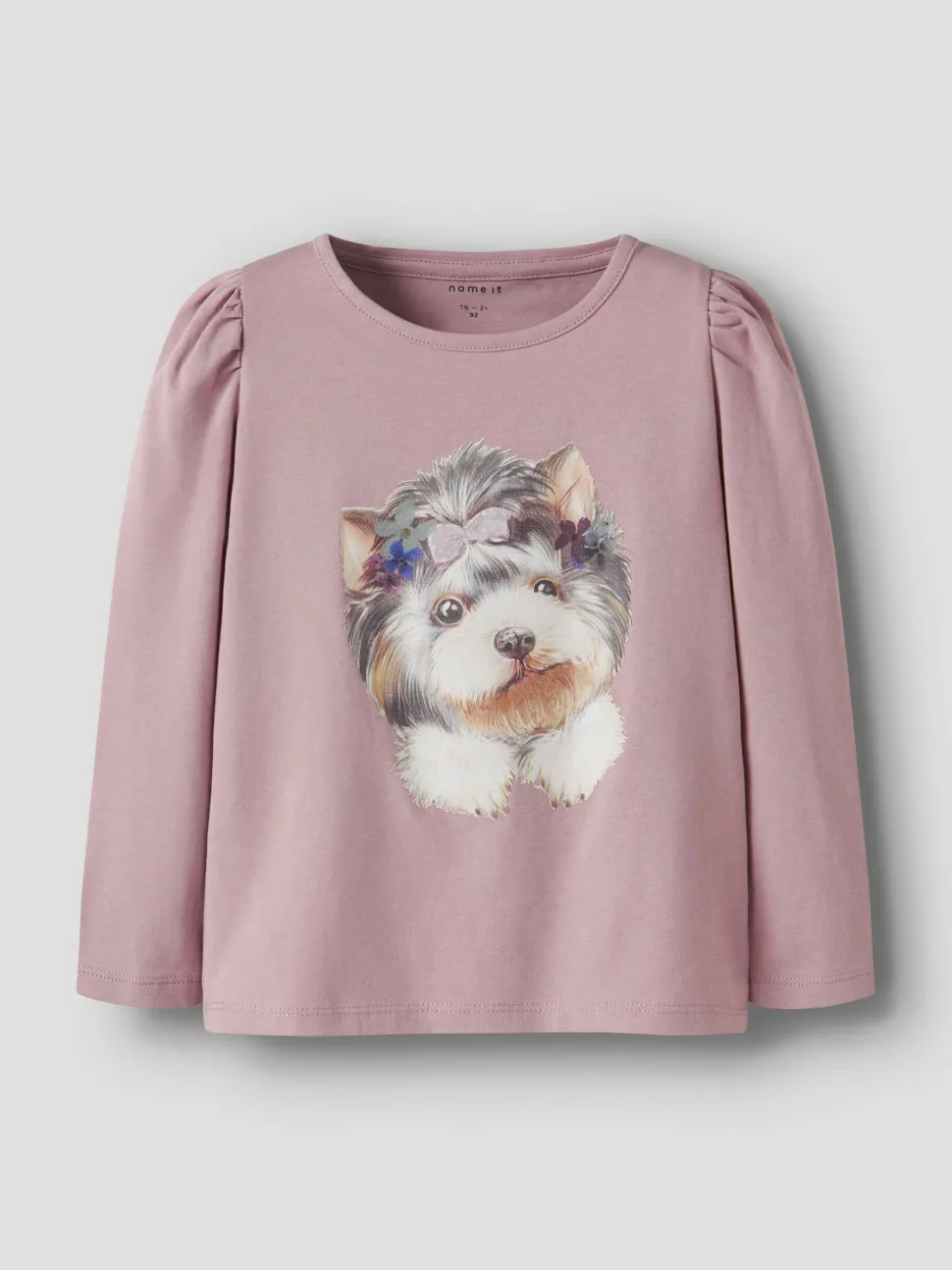 Name It lasten pitkähihainen paita, NMFNINEA LS TOP Vaaleanpunainen