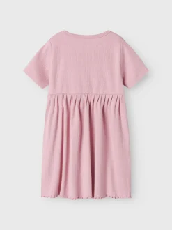 Name It lasten puuvillamekko, NBFHALLEY SS DRESS Vaaleanpunainen