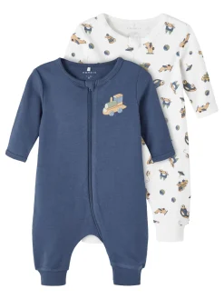 Name It Lasten Pyjama, NBMNIGHTSUIT 2P DARK DNM NOOS Tummansininen