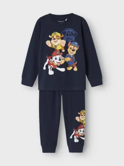 Name It lasten pyjama, NMMARLO PAWPATROL LS NIGHTSET Tummansininen