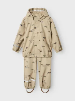 Name It lasten sadeasu, NMMDRY10 RAIN SET Beige Kuosi