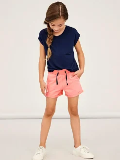 Name It Lasten shortsit NKFVOLTA SWE SHORTS UNB F, Persikka