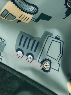 Name It lasten softshell haalari NMMALFA08 SOFTSHELL SUIT NOOS, kuosi vihreä