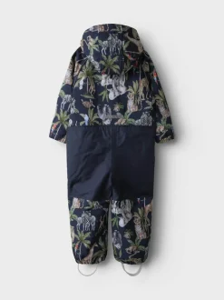 Name It lasten softshell haalari, NMMALFA08 SOFTSHELL SUIT Tummansininen