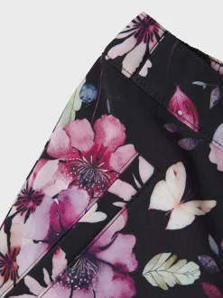 Name It lasten softshell housut, NKFALFA08 SOFTSHELL SLIM PANT Musta Kuosi