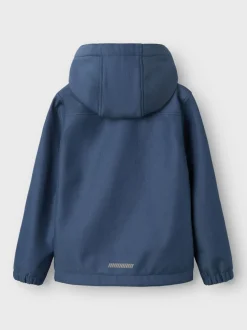 Name It lasten softshell takki, NKMALFA08 SOFTSHELL JACKET Sininen