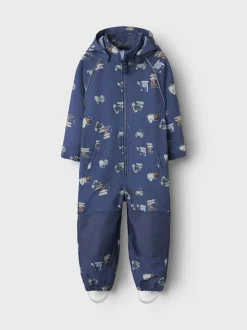 Name It lasten softshell haalari, NMMALFA08 SOFTSHELL SUIT Sininen