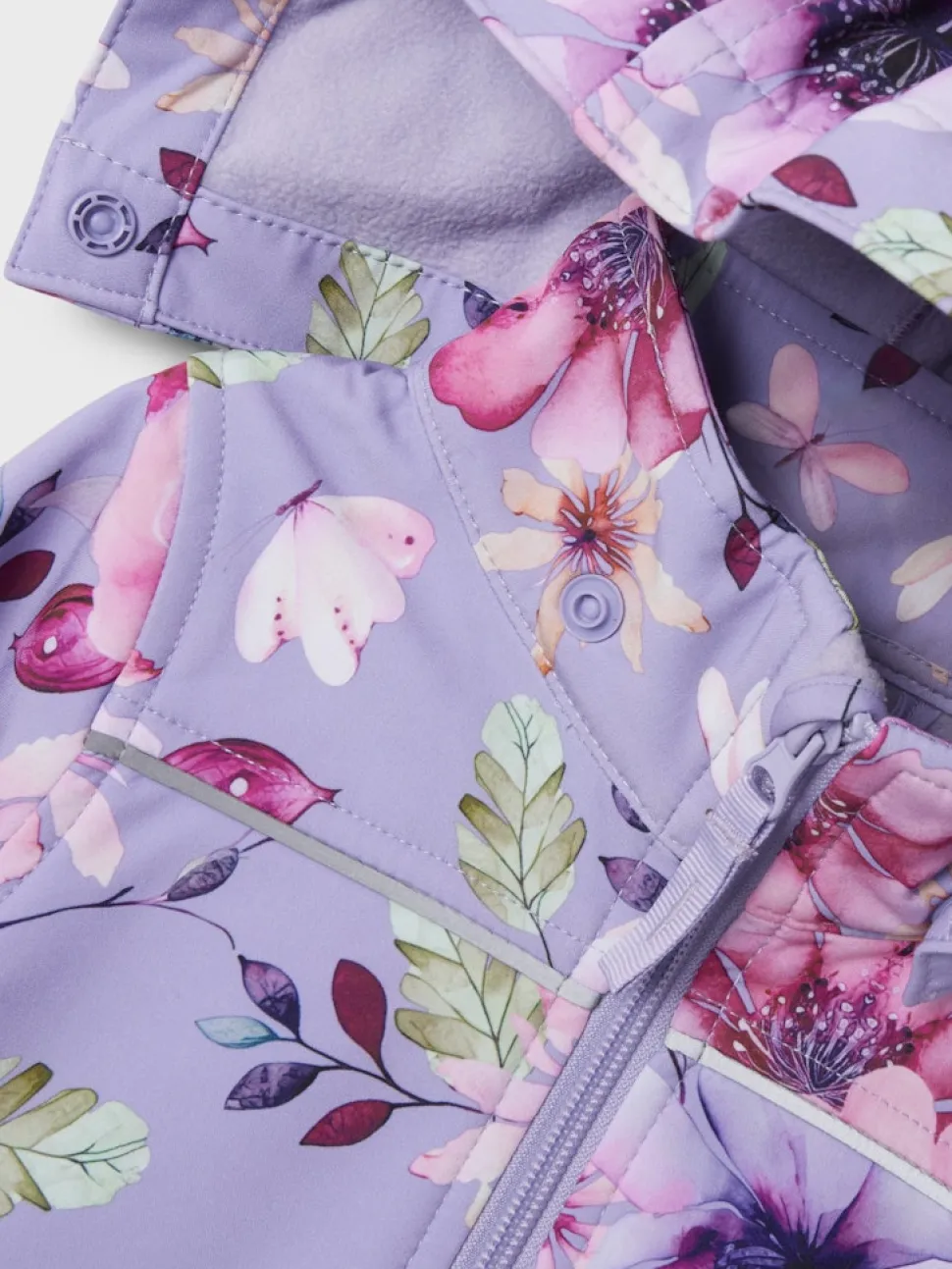 Name It lasten softshell takki, NMALFA08 SOFTSHELL LONG JACKET Liila