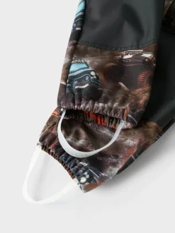 Name It Lasten Softshellhaalari, NMMALFA08 SOFTSHELL SUIT NOOS Ruskea Kuosillinen