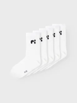 Name It lasten sukat, NKNLARIS 5P SOCK Valkoinen