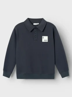 Name It lasten svetari, NKMSAVASE LS SWEAT PULLOVER Tummansininen