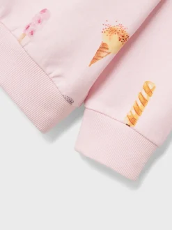 Name It lasten svetari, NMFJILLIAN SWEAT UNB BOX Vaaleanpunainen Kuosi