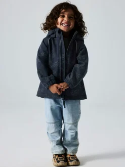 Name It lasten takki, NMMALFA SOFTSHELL JACKET AOP Tummansininen