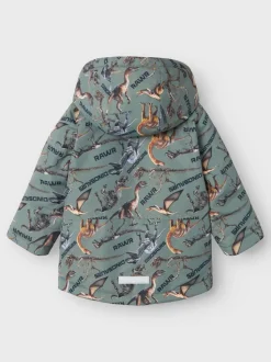 Name It Lasten Takki, NMMMAX JACKET AOP Vihreä Kuosi