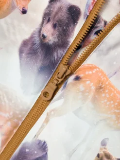 Name It lasten talvihaalari, NMNSNOW10 SUIT DEER Valkopohjainen Kuosi