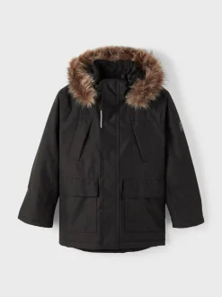 Name It Lasten Talvitakki NKMSNOW JACKET SOLID Musta