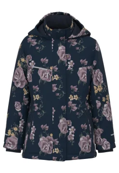 Name It lasten talvitakki, NKFSNOW10 JACKET FLOWER Sininen Kuosi