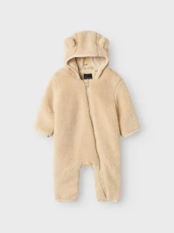 Name It lasten teddypuku, NBNMAYAN TEDDY SUIT Beige
