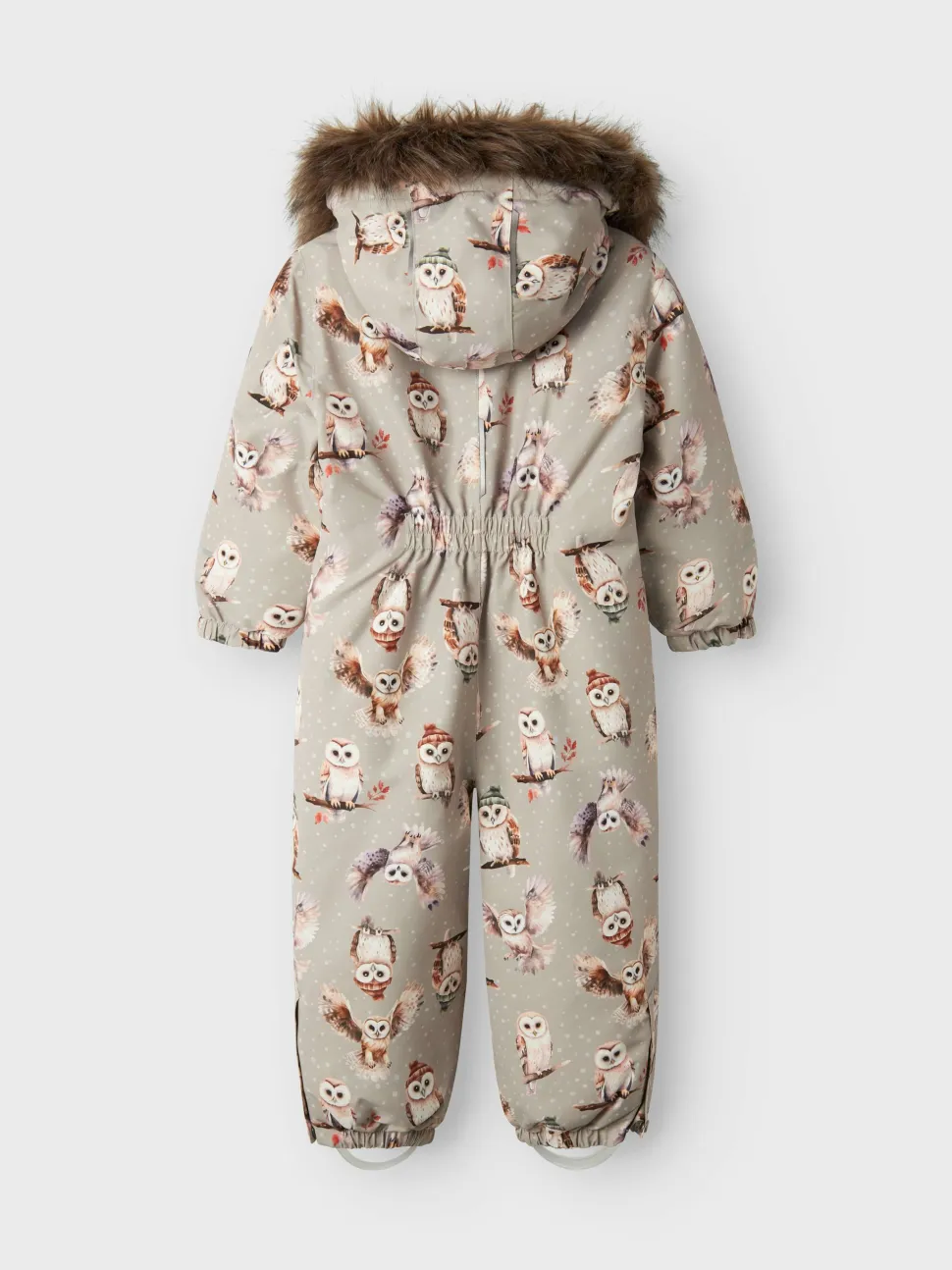 Name It Lasten Toppahaalari, NMNSNOW10 SUIT AOP Vaalea Beige