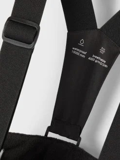 Name It Lasten Toppahousut NKNSNOW PANT SOLID Musta