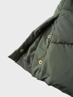 Name It lasten toppatakki NKFMEMO JACKET LONG, tummanvihreä