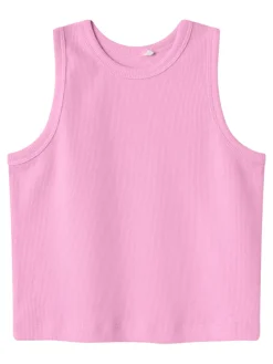 Name It Lasten Toppi, NKFNAKAL SL CROP TOP NOOS Pinkki