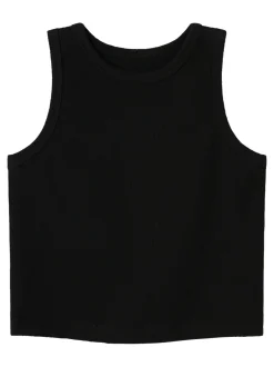 Name It Lasten Toppi, NKFNAKAL SL CROP TOP NOOS Musta