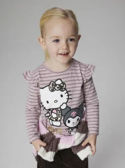 Name It lasten toppi, NMFASANNA HELLO KITTY LS TOP BOX SKY Vaaleanpunainen