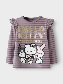 Name It lasten toppi, NMFASANNA HELLO KITTY LS TOP BOX SKY Violetti, Lila