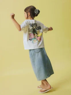 Name It lasten t-paita, NKFMOMI SQUISH SS RLX TOP Valkoinen