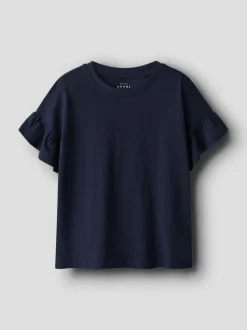 Name It lasten t-paita, NKFVILUKKA SS RLX TOP Tummansininen