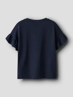 Name It lasten t-paita, NKFVILUKKA SS RLX TOP Tummansininen