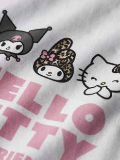 Name It lasten t-paita, NKFJIXARA HELLOK SS NREG TOP BOX SKY Valkoinen