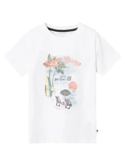 Name It lasten t-paita, NKMHAMLEY SS TOP Valkoinen