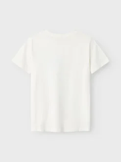 Name It Lasten T-Paita, NKMHERRA SS TOP Valkoinen
