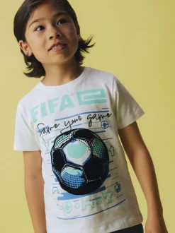 Name It lasten t-paita, NKMADIAN FIFAE SS TOP BOX VDE Valkoinen