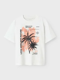 Name It lasten t-paita, NKMVAGNO SS LOOSE TOP Valkoinen