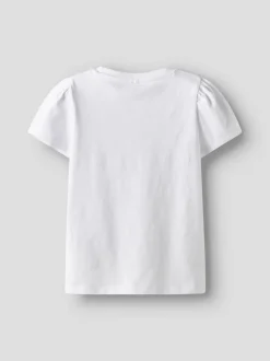 Name It lasten t-paita, NMFHANI SS TOP Valkoinen